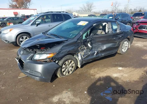 2012 Honda Civic Lx from USA, damaged, VIN 2HGFG3B56CH565158